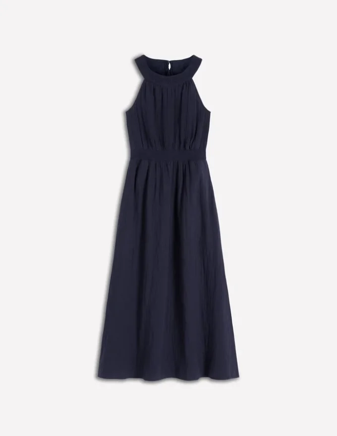 Daphne Double Cloth Dress NAVY Daphne Double Cloth Dress NAVY