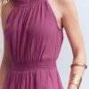 Daphne Double Cloth Dress Warm Mauve Daphne Double Cloth Dress Warm Mauve