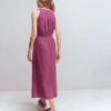 Daphne Double Cloth Dress Warm Mauve Daphne Double Cloth Dress Warm Mauve