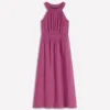 Daphne Double Cloth Dress Warm Mauve Daphne Double Cloth Dress Warm Mauve