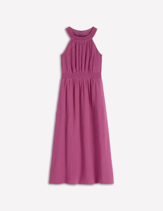 Daphne Double Cloth Dress Warm Mauve Daphne Double Cloth Dress Warm Mauve