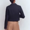 Dartmouth Linen Blazer Navy