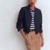 Dartmouth Linen Blazer Navy