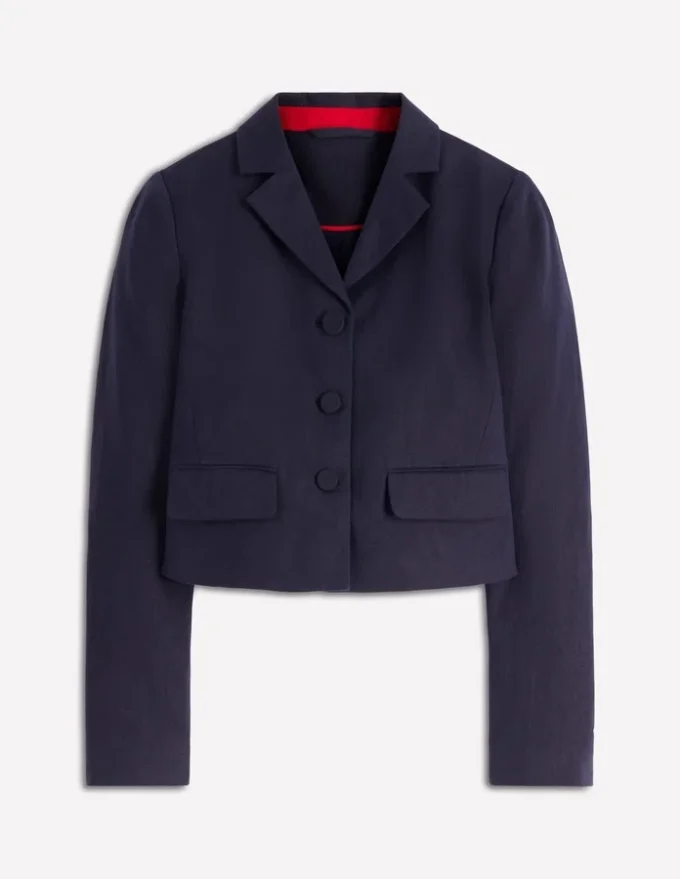 Dartmouth Linen Blazer Navy