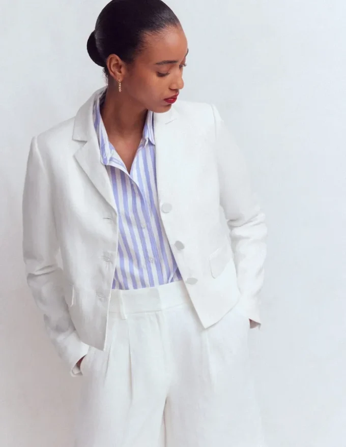 Dartmouth Linen Blazer White Dartmouth Linen Blazer White