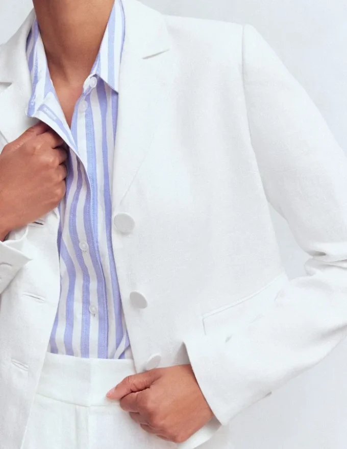 Dartmouth Linen Blazer White Dartmouth Linen Blazer White