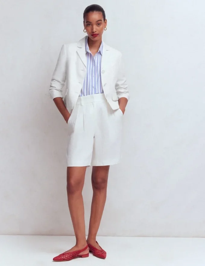 Dartmouth Linen Blazer White Dartmouth Linen Blazer White