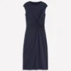 Delilah Twist Midi Dress Navy Delilah Twist Midi Dress Navy
