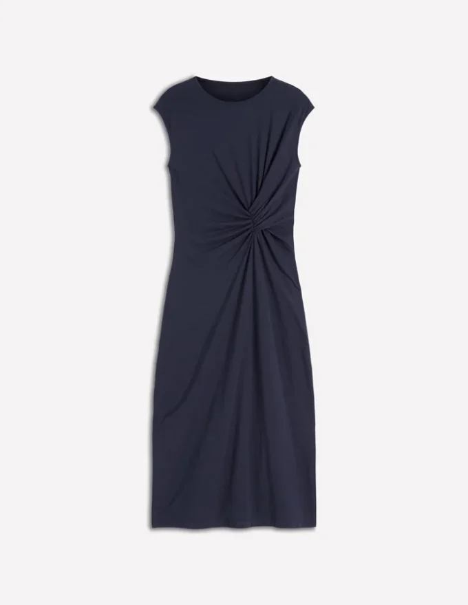 Delilah Twist Midi Dress Navy Delilah Twist Midi Dress Navy