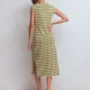 Delilah Twist Midi Dress Stripe Delilah Twist Midi Dress Stripe