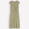Delilah Twist Midi Dress Stripe Delilah Twist Midi Dress Stripe