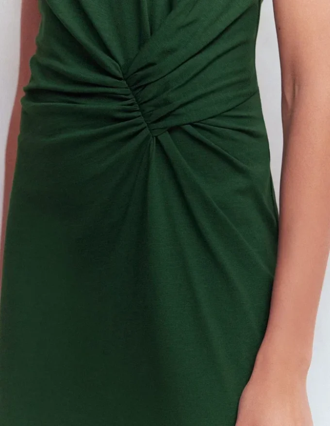 Delilah Twist Short Dress Hunter Green Delilah Twist Short Dress Hunter Green