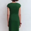 Delilah Twist Short Dress Hunter Green Delilah Twist Short Dress Hunter Green