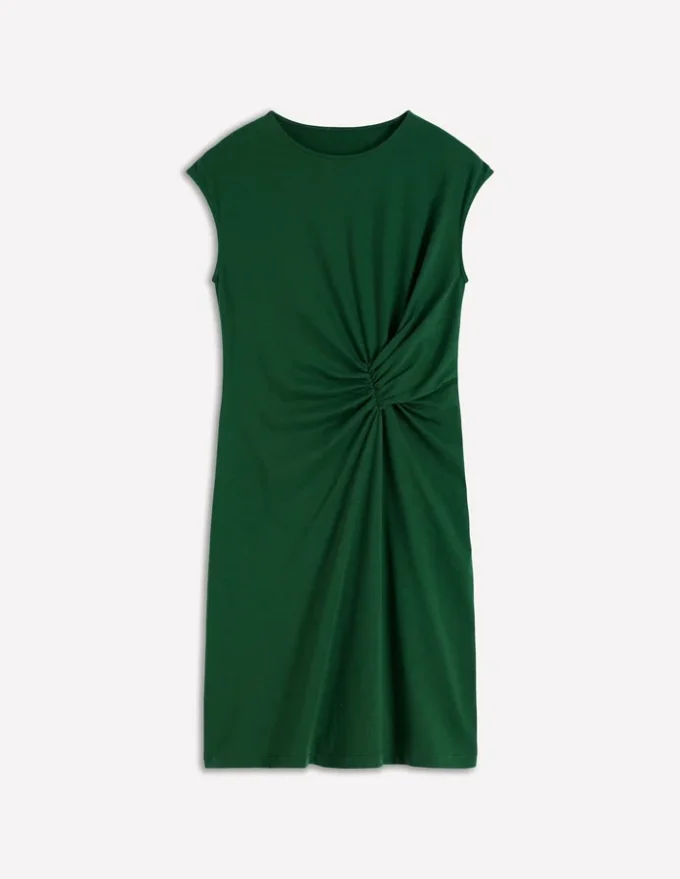 Delilah Twist Short Dress Hunter Green Delilah Twist Short Dress Hunter Green
