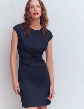 Delilah Twist Short Dress Navy