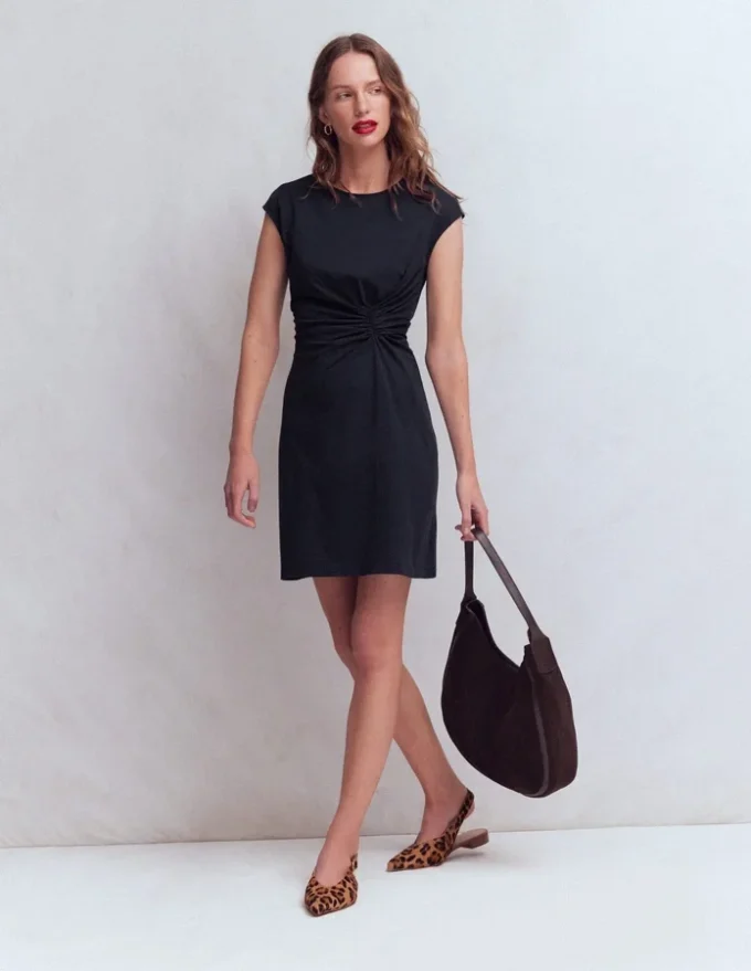 Delilah Twist Short Dress Navy Delilah Twist Short Dress Navy