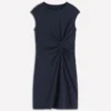 Delilah Twist Short Dress Navy Delilah Twist Short Dress Navy