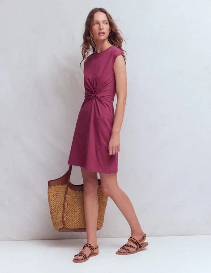 Delilah Twist Short Dress Raspberry Coulis Delilah Twist Short Dress Raspberry Coulis