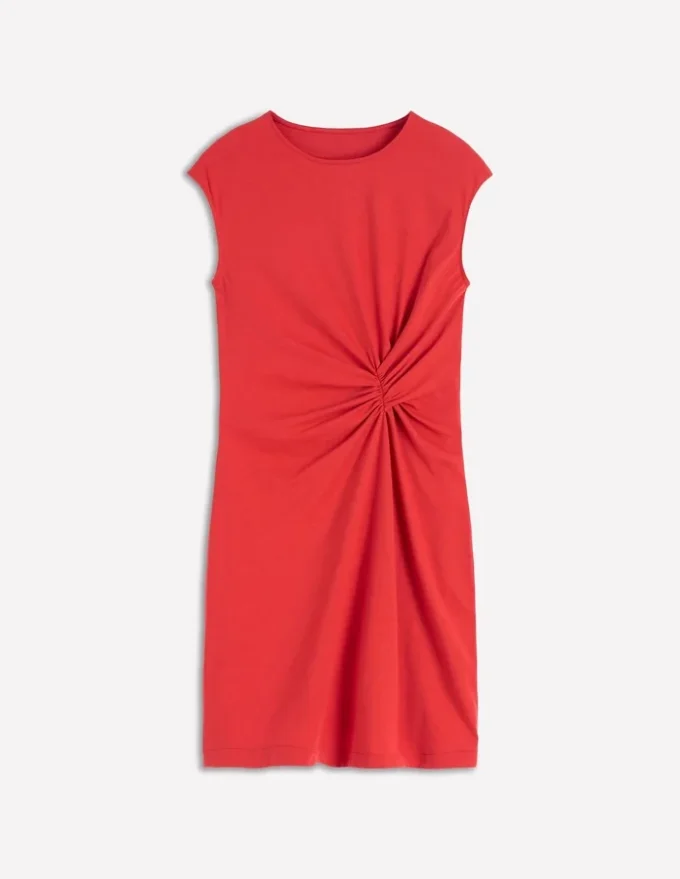 Delilah Twist Short Dress Red Coral Delilah Twist Short Dress Red Coral