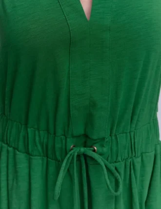 Delphine Midi Sleeveless Dress Fresh Green