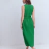Delphine Midi Sleeveless Dress Fresh Green Delphine Midi Sleeveless Dress Fresh Green