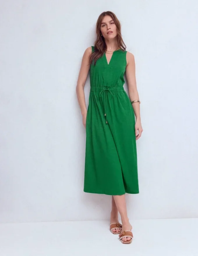 Delphine Midi Sleeveless Dress Fresh Green Delphine Midi Sleeveless Dress Fresh Green