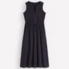 Delphine Midi Sleeveless Dress Navy Delphine Midi Sleeveless Dress Navy