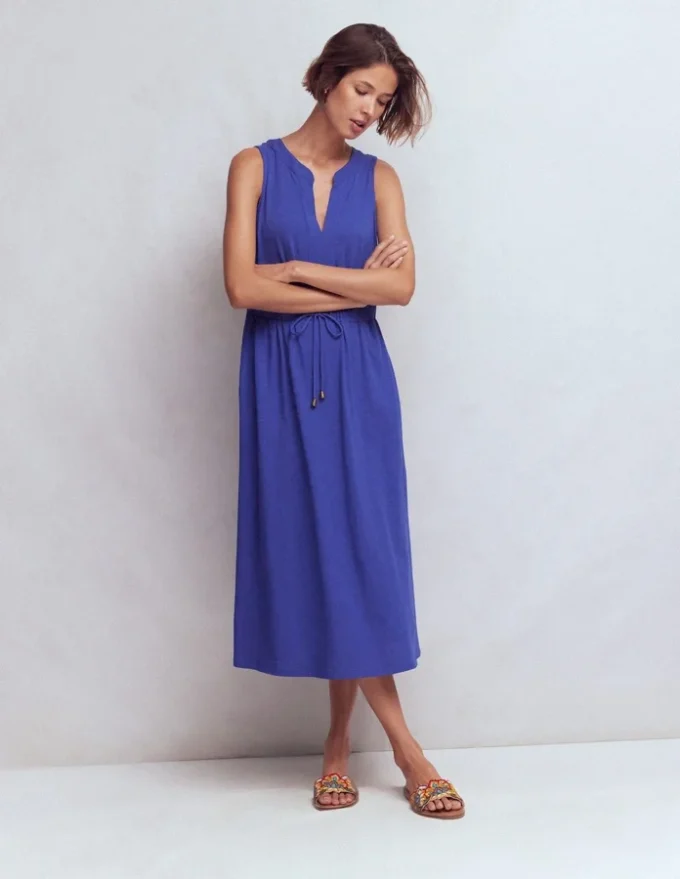 Delphine Midi Sleeveless Dress Sapphire Blue Delphine Midi Sleeveless Dress Sapphire Blue