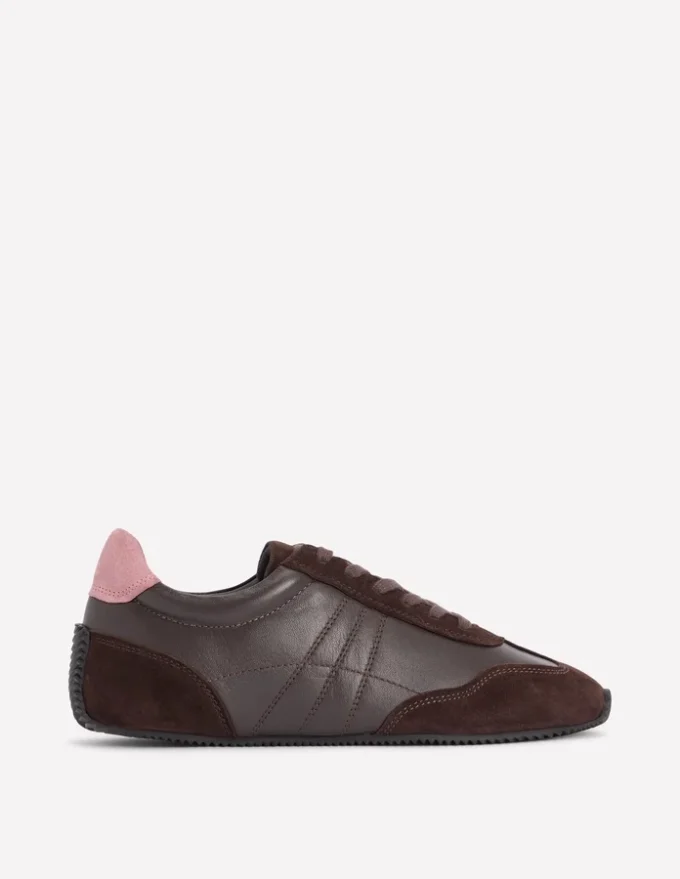 Delphine Slim Sole Trainers Chocolate Delphine Slim Sole Trainers Chocolate