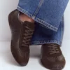 Delphine Slim Sole Trainers Chocolate Delphine Slim Sole Trainers Chocolate