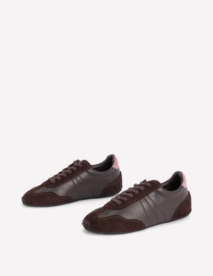 Delphine Slim Sole Trainers Chocolate Delphine Slim Sole Trainers Chocolate