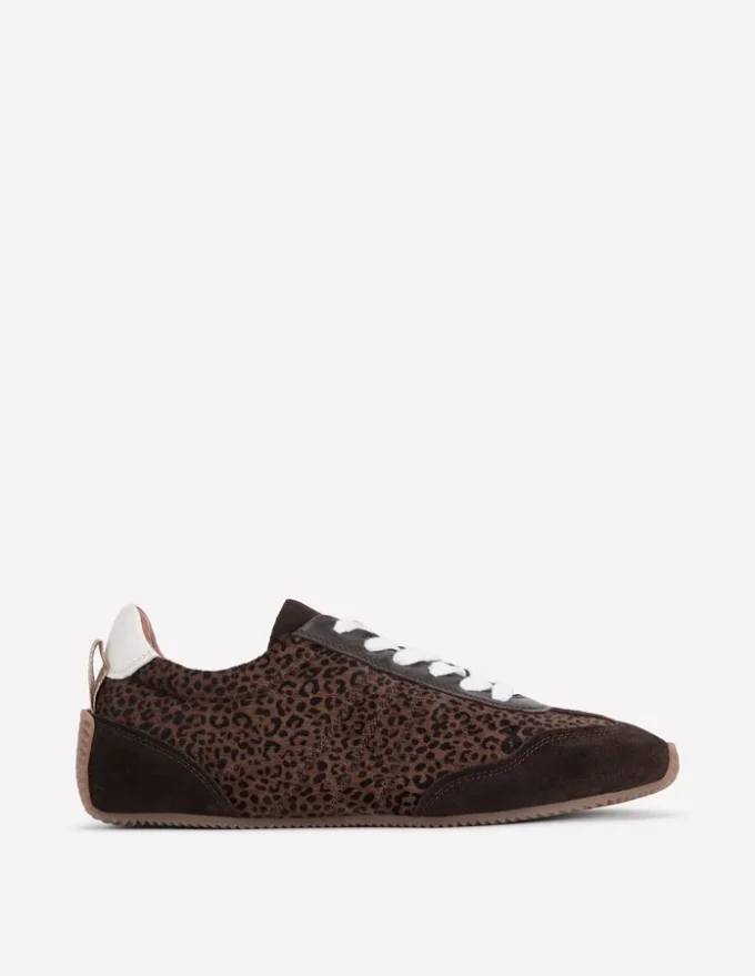 Delphine Slim Sole Trainers Leopard Delphine Slim Sole Trainers Leopard