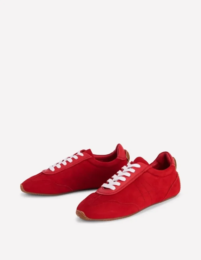 Delphine Slim Sole Trainers Red Delphine Slim Sole Trainers Red