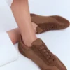 Delphine Slim Sole Trainers Tan Delphine Slim Sole Trainers Tan