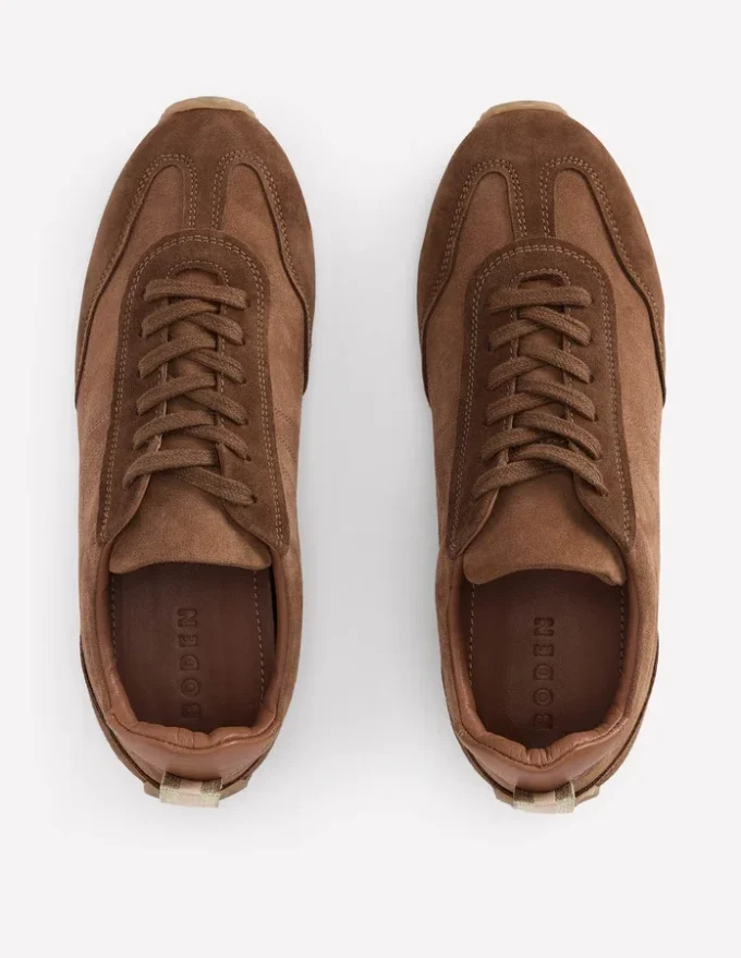 Delphine Slim Sole Trainers Tan Delphine Slim Sole Trainers Tan