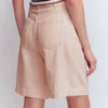 Denim Bermuda Short Ecru Denim Bermuda Short Ecru