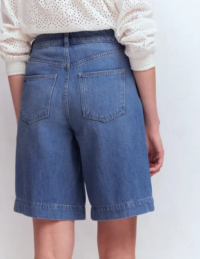 Denim Bermuda Short Light Vintage Denim Bermuda Short Light Vintage
