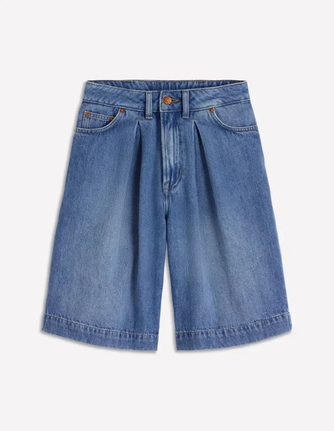 Denim Bermuda Short Light Vintage Denim Bermuda Short Light Vintage