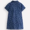 Denim Shirt Dress Blue Ditsy Floral Denim Shirt Dress Blue Ditsy Floral
