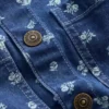 Denim Shirt Dress Blue Ditsy Floral Denim Shirt Dress Blue Ditsy Floral
