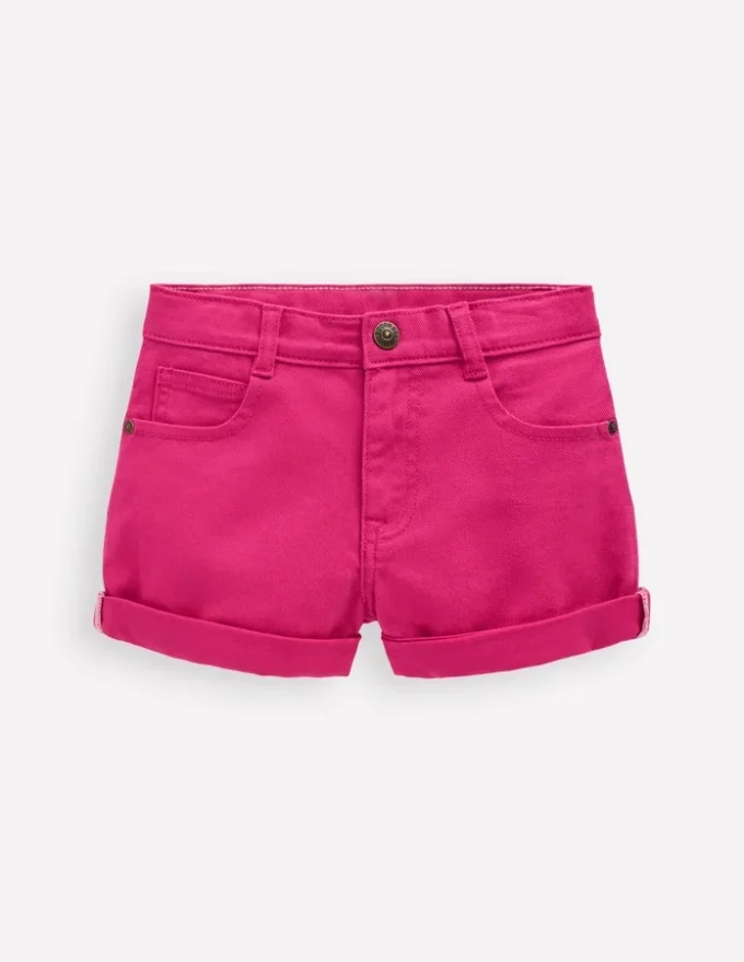 Denim Shorts Hot Pink