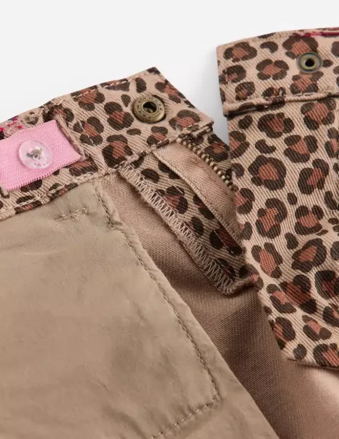 Denim Shorts Leopard