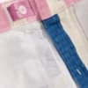 Denim Shorts Multi Hotch Potch Stripe