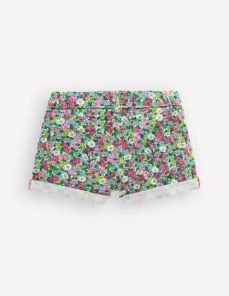 Denim Shorts Multi Summer Flowerbed
