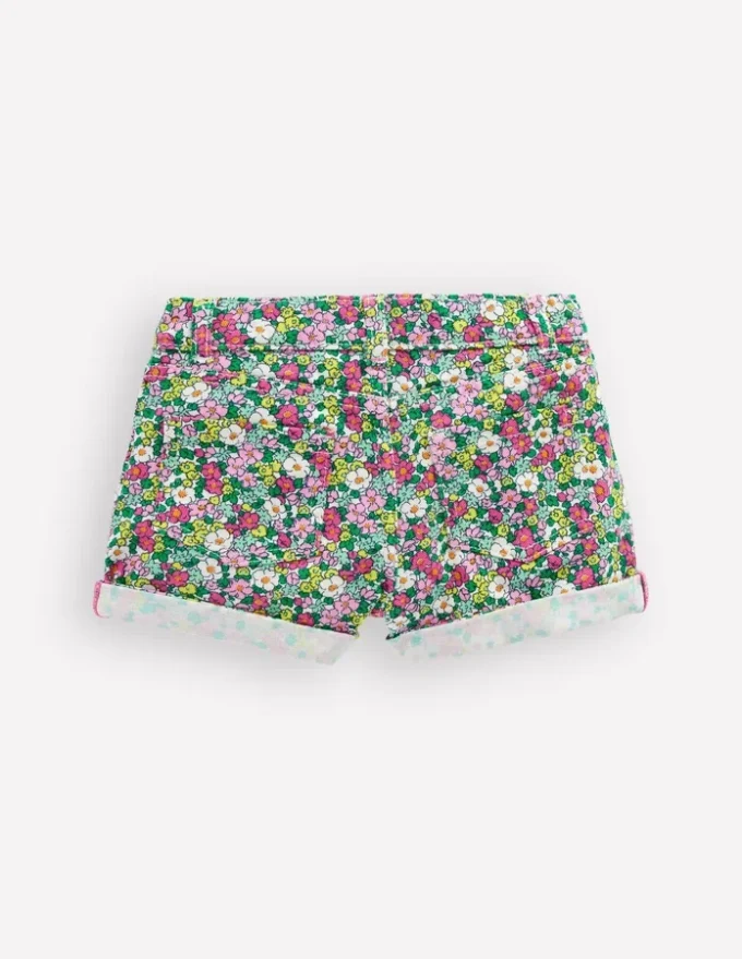 Denim Shorts Multi Summer Flowerbed Denim Shorts Multi Summer Flowerbed