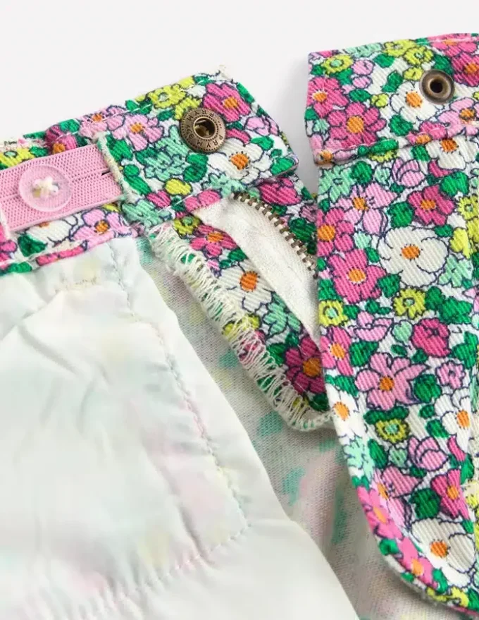 Denim Shorts Multi Summer Flowerbed Denim Shorts Multi Summer Flowerbed