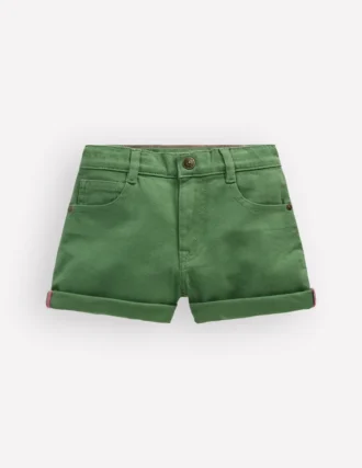 Denim Shorts Safari Green