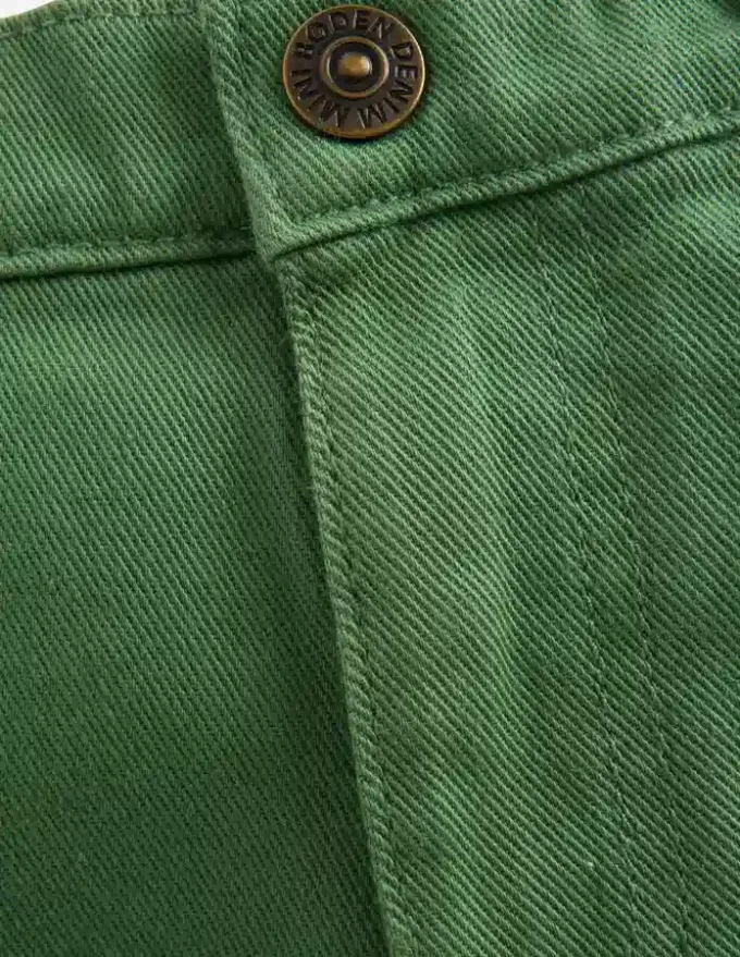 Denim Shorts Safari Green Denim Shorts Safari Green