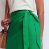 Dimitra Linen Column Skirt Rich Emerald Dimitra Linen Column Skirt Rich Emerald