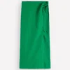 Dimitra Linen Column Skirt Rich Emerald Dimitra Linen Column Skirt Rich Emerald